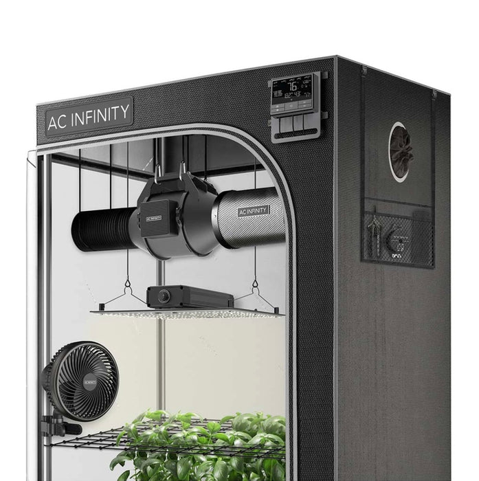 Advance Grow Zelt-System 60x60 mit LED, Controller und Lüftung – Komplettset für 1 Pflanze