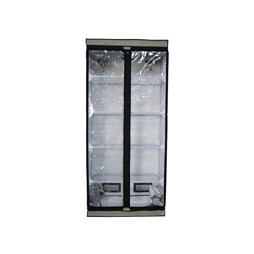 BBS - Premium White - Anbaukammer - 5 Etagen - 90x40x200cm – Produktansicht 2