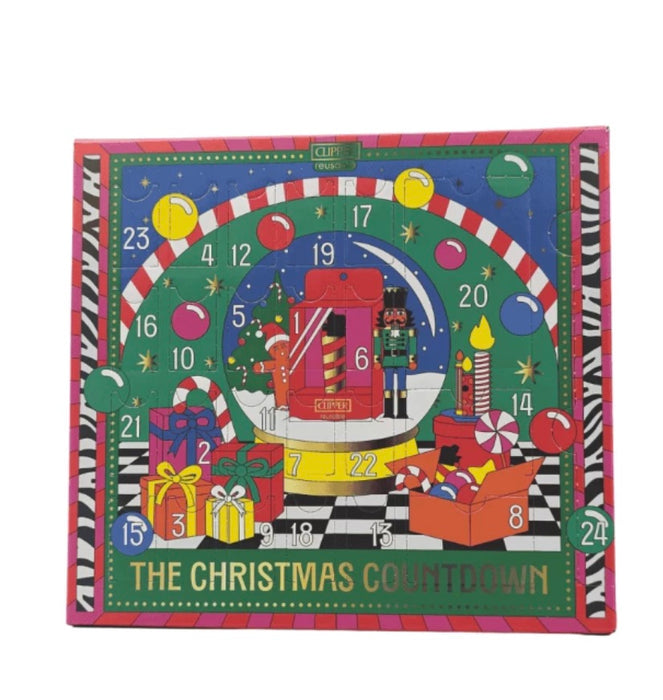 Offizieller Clipper Adventskalender 2025 – festliche Geschenkverpackung mit 24 Türchen