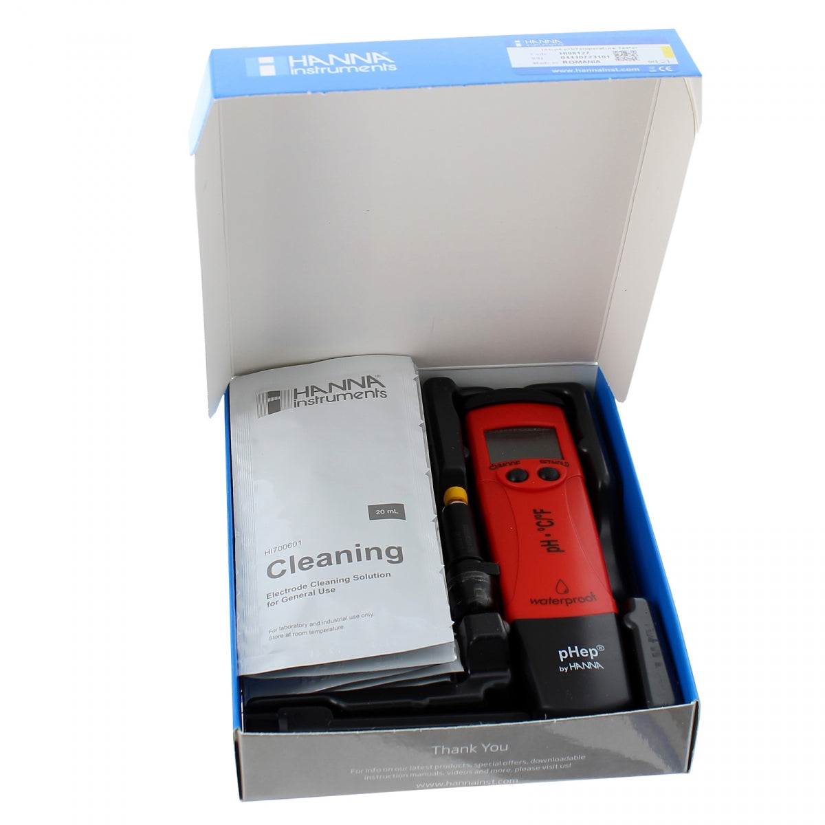 Digitaler pH-/Temperaturtester – HI 98127 – HANNA – Produktansicht 2