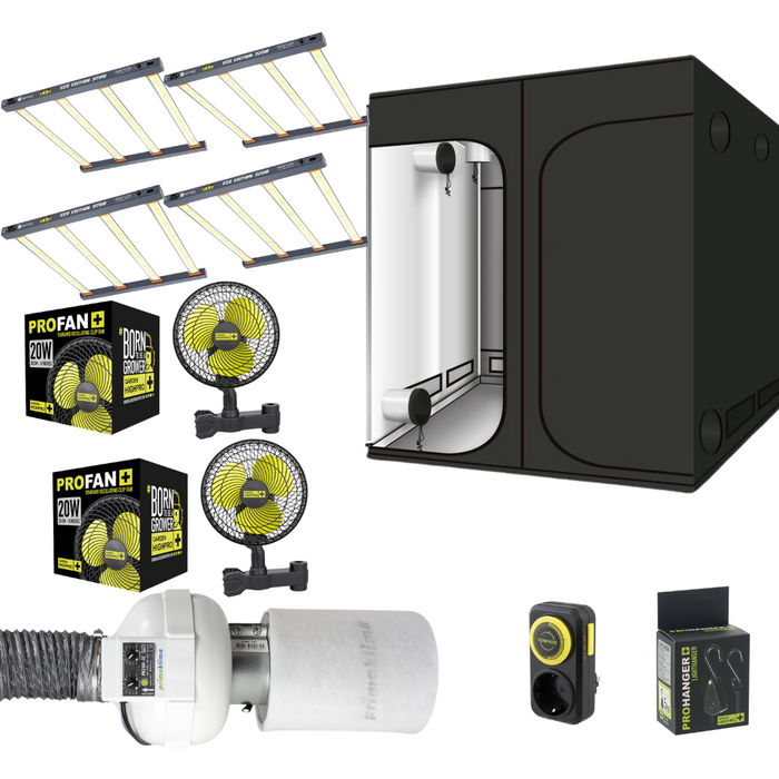 Growbox Komplettset Low Budget 200x200x200 – ideales Set für Einsteiger im Indoor-Gardening. Enthält alle notwendigen Komponenten für einen erfolgreichen Anbau, darunter eine leistungsstarke LED-Beleuchtung, Belüftungssysteme und hochwertige Materialien. Perfekt für kostengünstigen und effizienten Pflanzenanbau zu Hause.