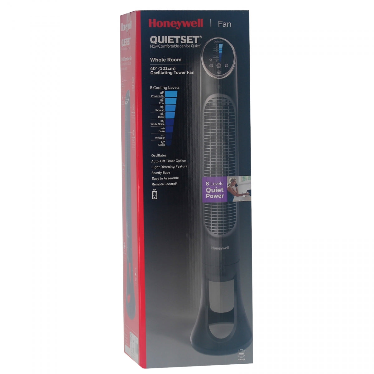 HONEYWELL QUIETSET OSZILLIERENDER TURMVENTILATOR – Produktansicht 6