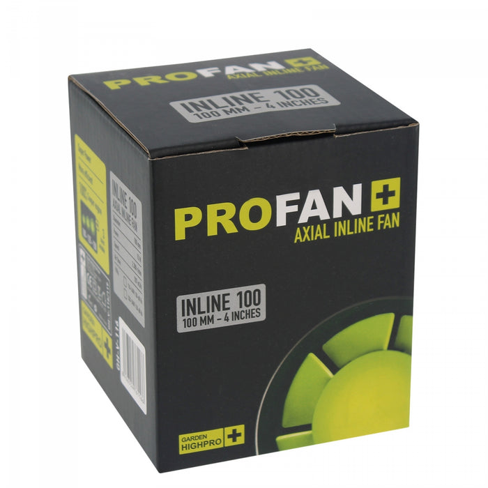 PROFAN Kanalabsauger 100 mm – 107 m³/h – Garten HIGHPRO