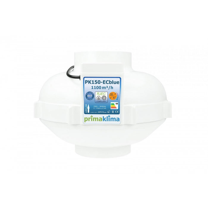 ECblue-Extraktor 1100 m3/h PRIMA KLIMA - Durchmesser 150 mm