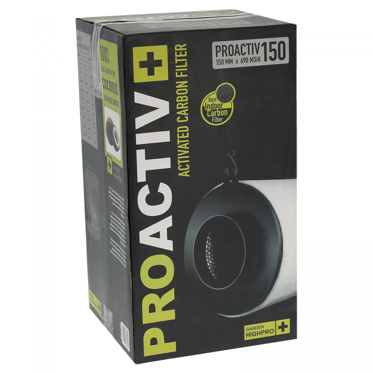 Proactiv-Kohlefilter 690 m3/h – 150 mm – Garden HighPro – Produktansicht 2