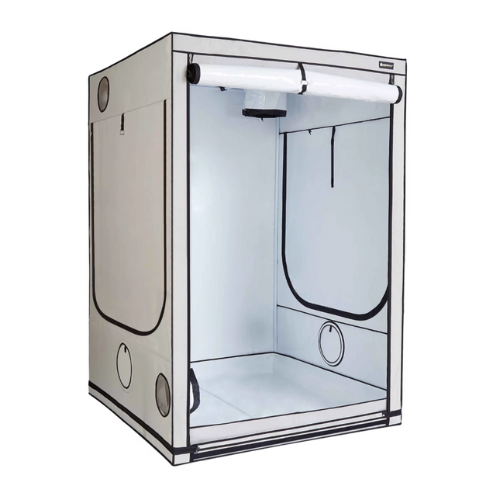Homebox Ambient Q150+ Plus mit 2,25 m² Anbaufläche und 220 cm Höhe für gehobene Ansprüche im Indoor-Growing.