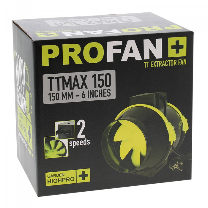 TT MAX 150 – 2 Geschwindigkeiten 405 und 520 m3/h – Garden HIGHPRO