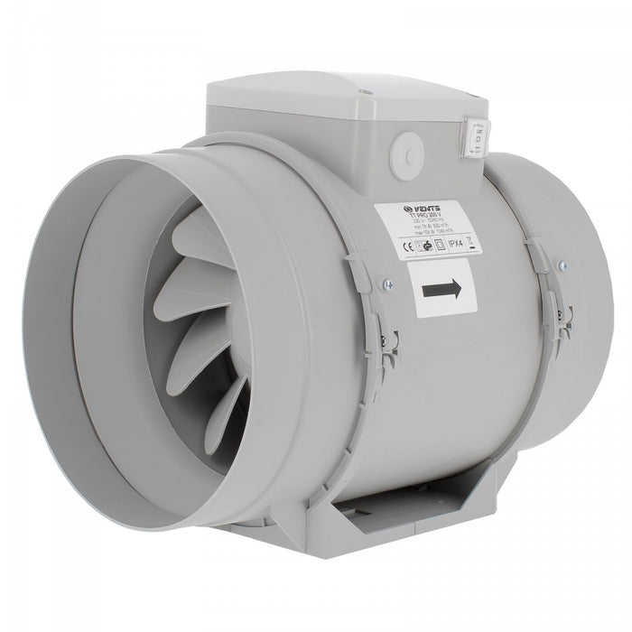 Absaugung TT Pro 200 – 2 Geschwindigkeiten 830 und 1040 m3/h – ENTLÜFTUNG