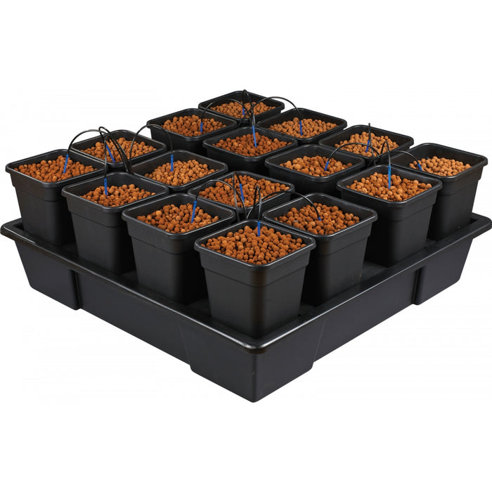 Tropfhydrokultursystem 16 x 11 Liter