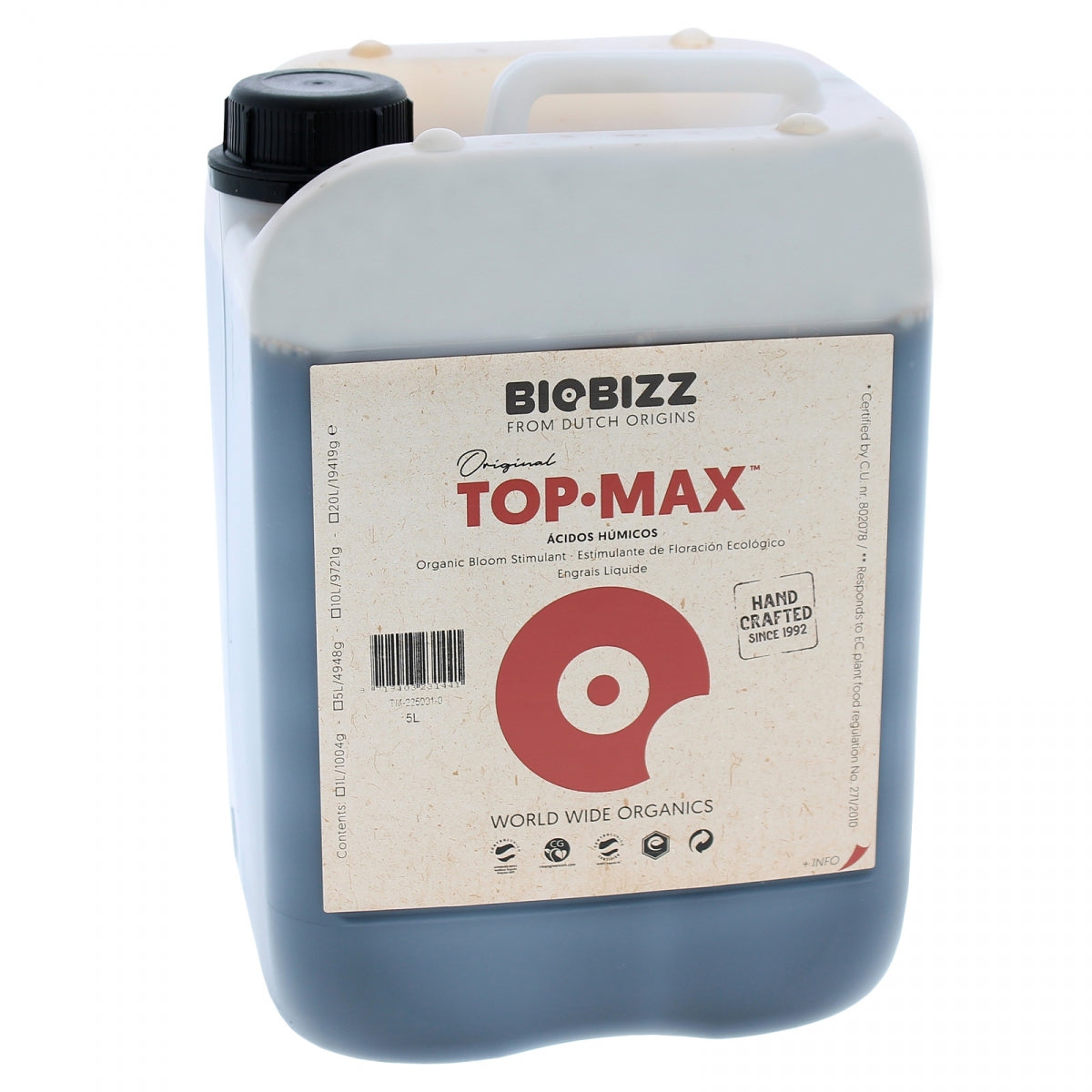 BioBizz Top Max 5 Liter organischer Blütedünger