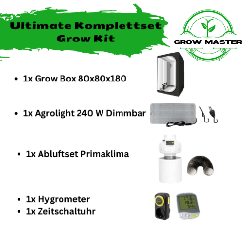 Growbox Komplettset Ultimate 80x80x180 – Produktansicht 2