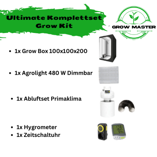 Growbox Komplettset Ultimate 100x100x200