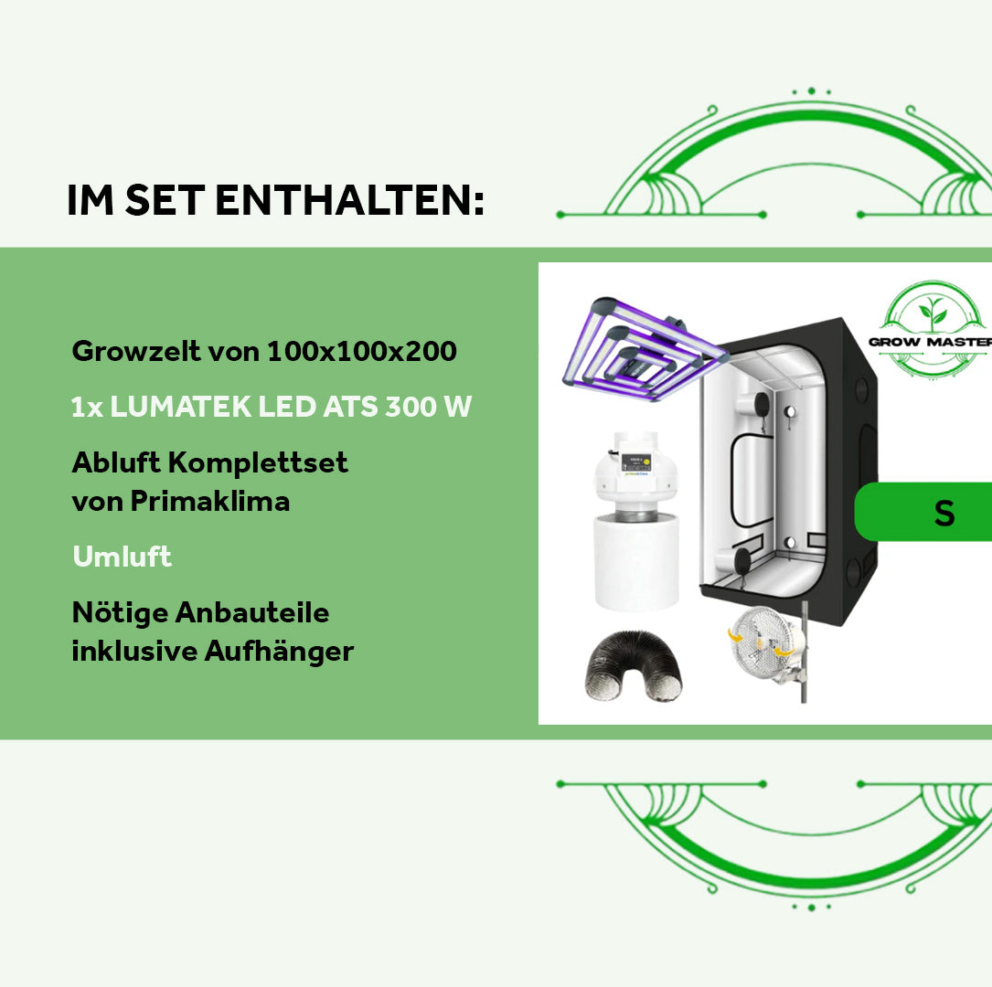 Growbox Komplettset Led Premium S | Miet-Set – Produktansicht 2