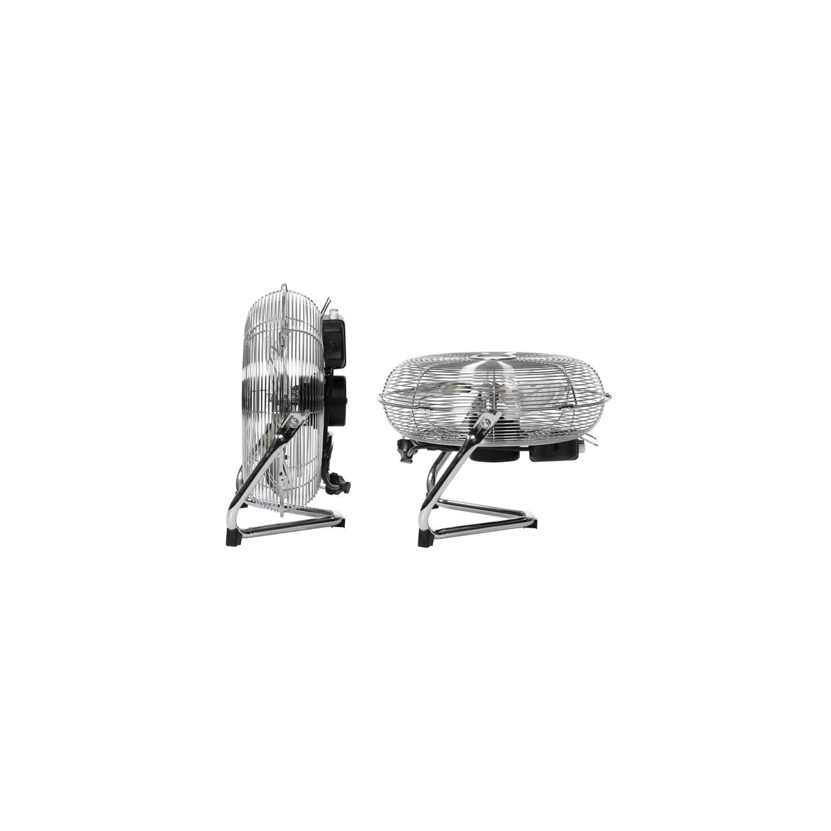 55 W Chromventilator – 3 Geschwindigkeiten – Durchmesser 30 cm – Produktansicht 3