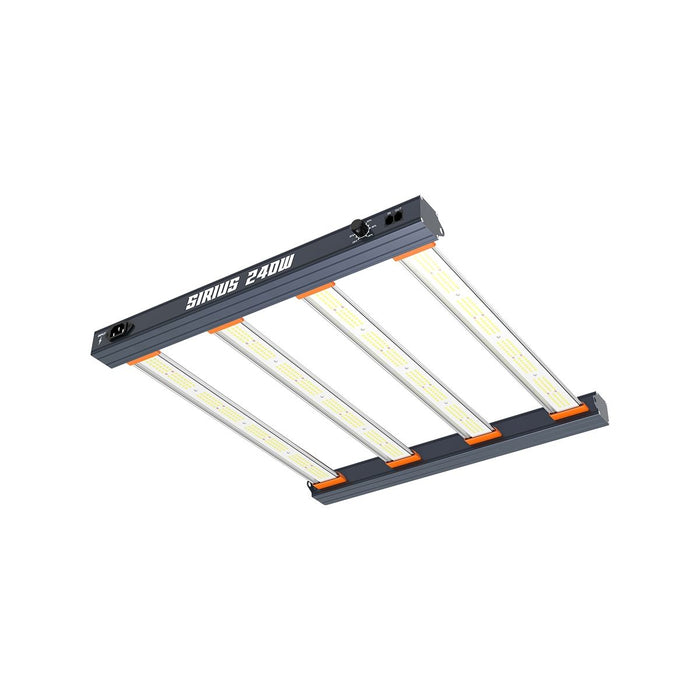 Integrierter Dimmer und RJ-Controller-Anschluss des AGROLIGHT Sirius 240W LED-Panels
