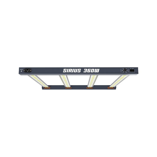 AGROLIGHT Sirius 360W LED-Panel beleuchtet Indoor-Grow-Zelt mit Pflanzen in allen Wachstumsphasen