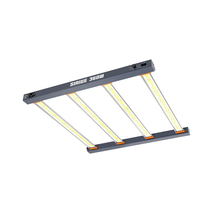 Integrierter Dimmer und RJ-Controller-Anschluss des AGROLIGHT Sirius 360W LED-Panels