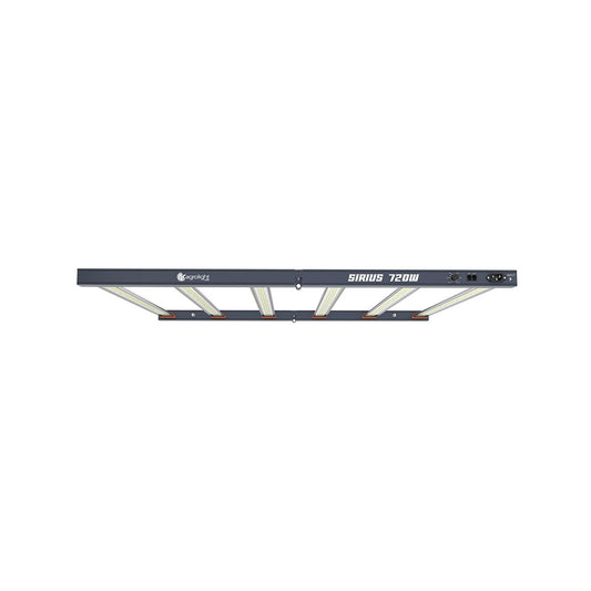 Technische Abmessungen des AGROLIGHT Sirius 720W LED-Panels – 110x106,5x47,5 cm, ideal für 150x150 cm Grow-Flächen