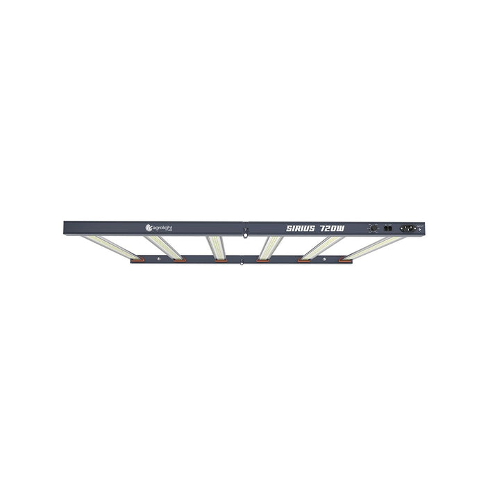 Technische Abmessungen des AGROLIGHT Sirius 720W LED-Panels – 110x106,5x47,5 cm, ideal für 150x150 cm Grow-Flächen