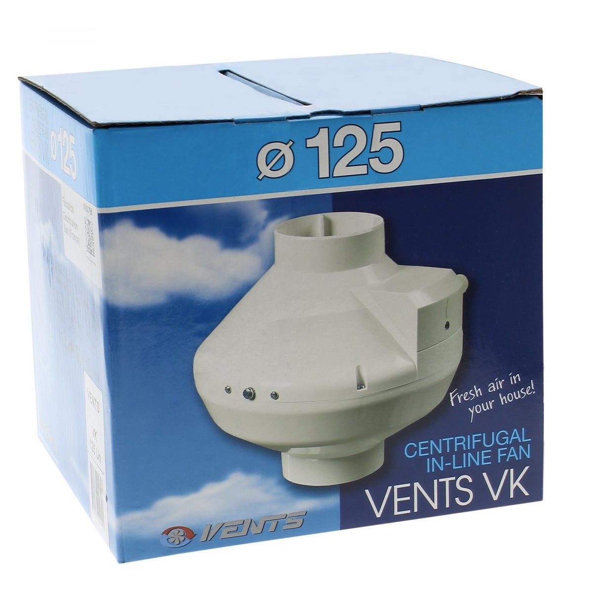 Absaugung VK 125-UN Thermogesteuert 355 m3/h - VENTS – Produktansicht 4