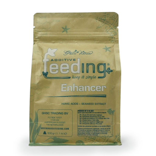 BIO ENHANCER 500g – Green House – Biostimulans mit Trichoderma, Bacillus subtilis, Algenextrakten und Huminsäuren für gesunde Wurzeln und starke Pflanzen.