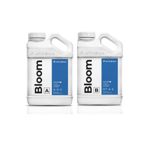 Athena Bloom A+B 2x 946 ml – mineralischer 2-Komponenten-Blütedünger für kräftige Blütenbildung, sedimentfrei und für alle Bewässerungssysteme geeignet