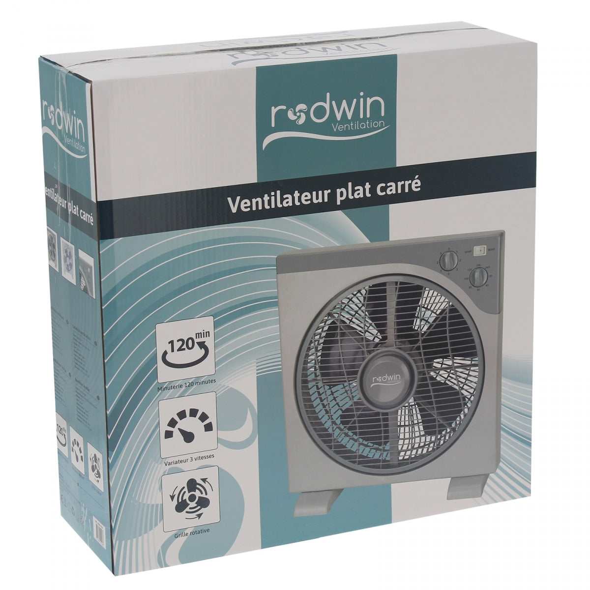 BOX FAN 50W Lüfter - 3 Geschwindigkeiten – Produktansicht 5