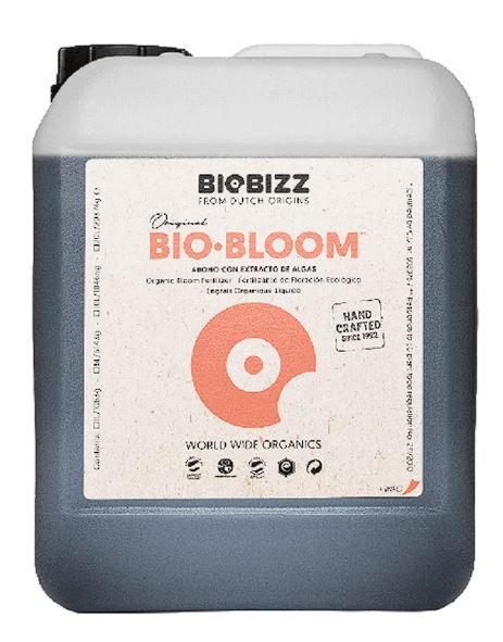 Biobizz Bio Bloom 5L Bio-Dünger mit Phosphor und Kalium für Blütenbildung