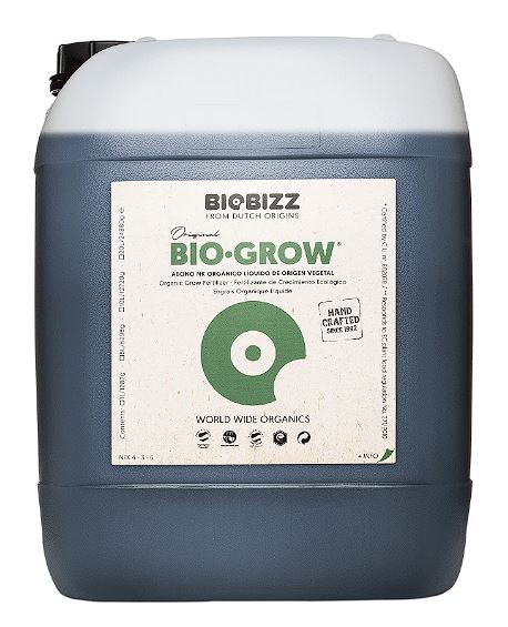 Biobizz Bio Grow 10L Bio-Dünger mit Zuckerrübenextrakt und Vitaminen