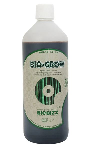 BioBizz Bio Grow 1L organischer Dünger für Indoor-Gartenbau