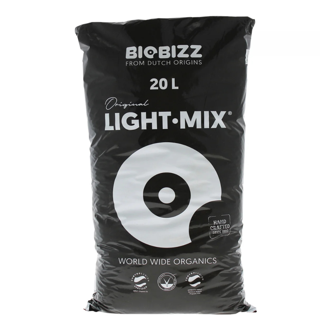 BioBizz Light Mix 20L: „BioBizz Light Mix 20L – Lockere Bio-Erde für optimale Wurzelentwicklung“
