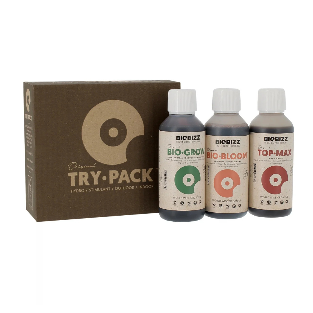 BioBizz TryPack Indoor: „BioBizz TryPack Indoor – Organischer Dünger für Indoor-Pflanzen“