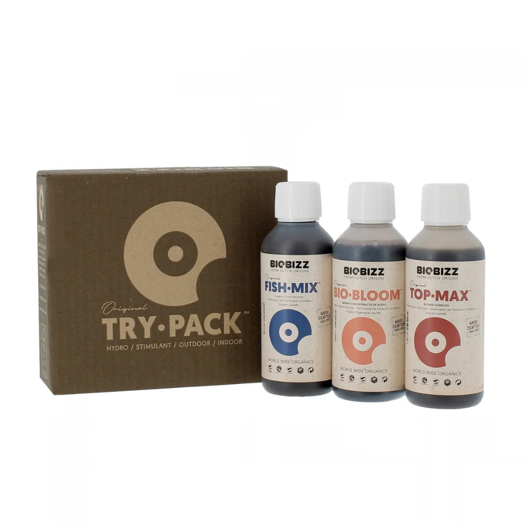 BioBizz TryPack Outdoor: „BioBizz TryPack Outdoor – Organischer Dünger für Outdoor-Pflanzen“
