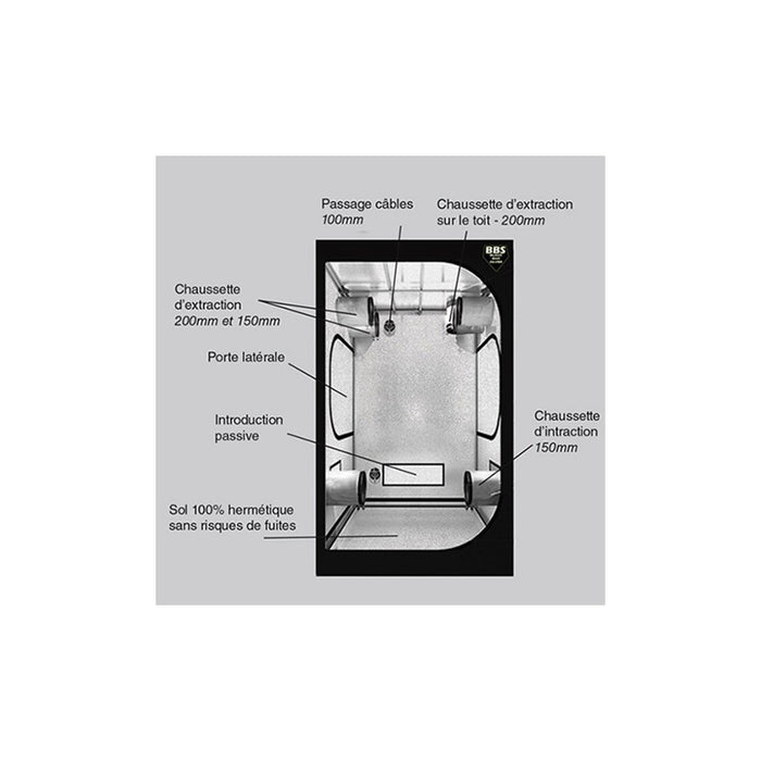 Blackbox Silver - Kulturkammer - BBS V2 - 120x120x200cm