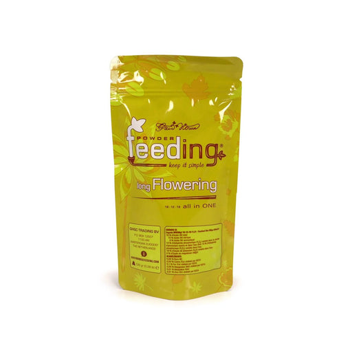 LONG Flowering Powder Feeding 125gr von Green House – Mineralischer Blütendünger für lang blühende Pflanzen, wasserlöslich und einfach anzuwenden