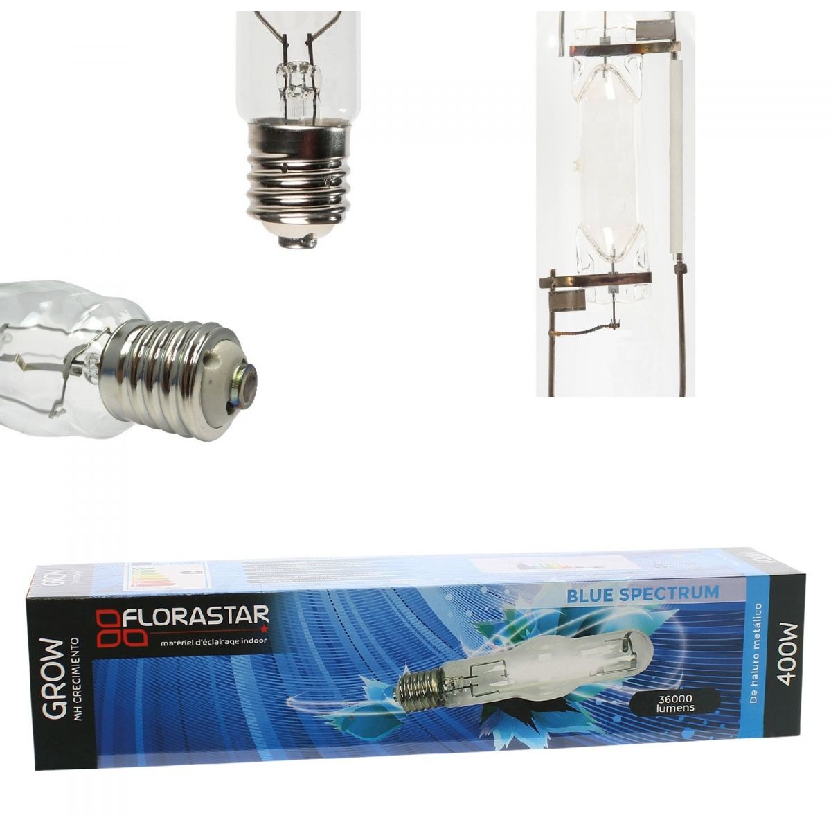 Florastar MH 400W Wachstumslampe – Blue Spectrum 6000K in Detailansicht
