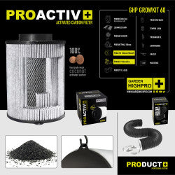 Garden Highpro 60x60x160 cm Growbox Set LEDMAXECO 60W – Produktansicht 7