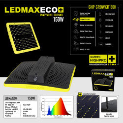 Garden Highpro 80x80x180 cm Growbox Set LEDMAXECO 150W – Produktansicht 4