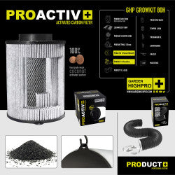 Garden Highpro 80x80x180 cm Growbox Set LEDMAXECO 150W – Produktansicht 7