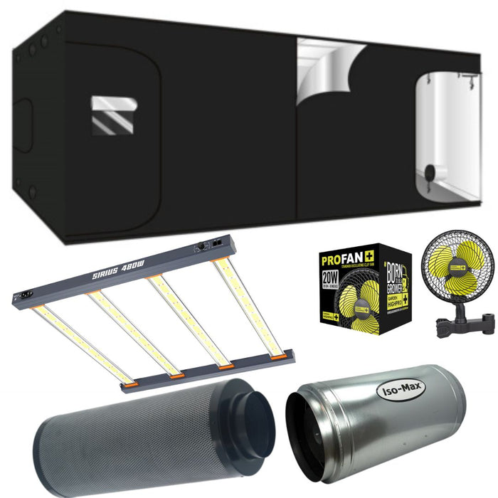 Growbox Komplettset 600x300x220 