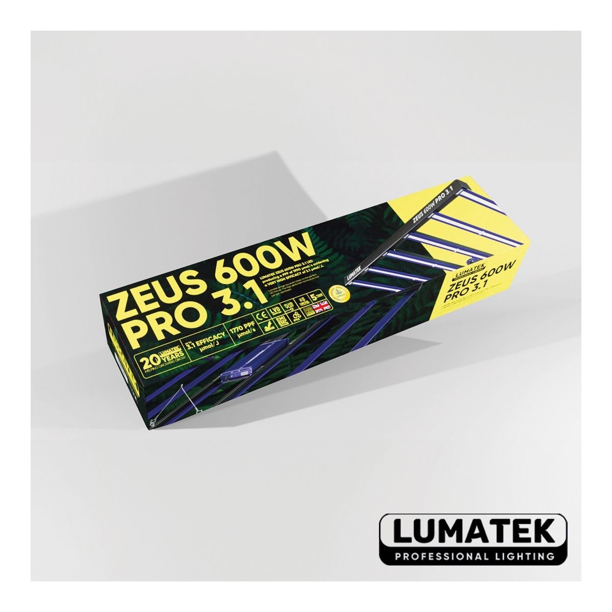Zeus mit 600 Watt perfekt für jeden Grow