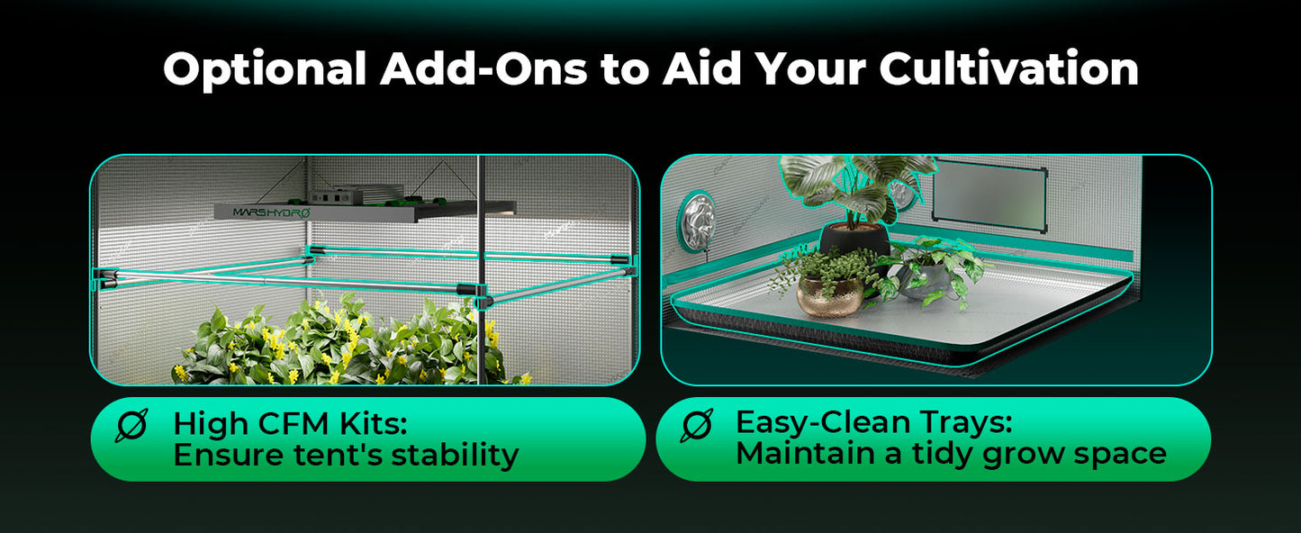 Mars Hydro Indoor Growzelt 120x60x180 cm