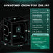 Indoor Growzelt mit stabilem Metallrahmen von Mars Hydro
Mars Hydro Grow Tent aus 1680D Oxford-Gewebe