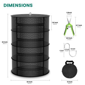 Kräutertrockengestell von Mars Hydro mit Mesh-Gewebe