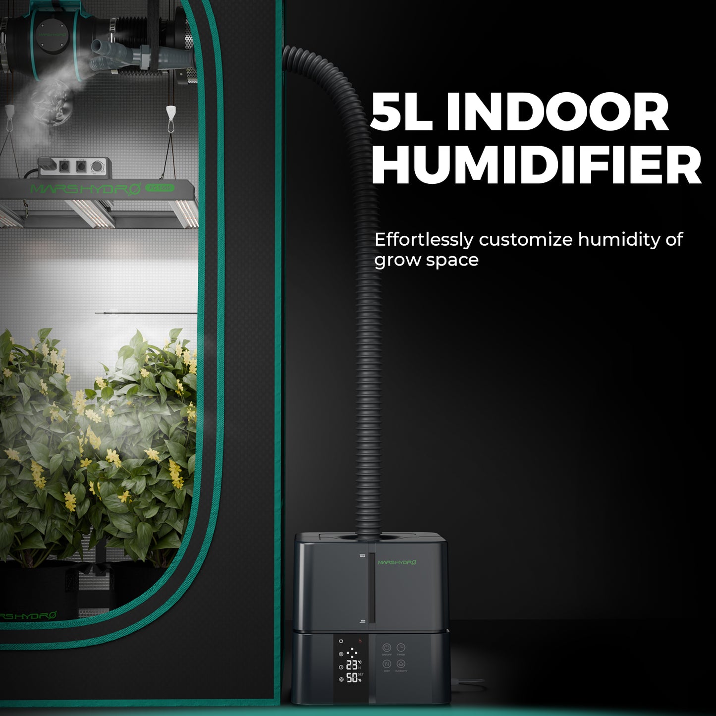 Mars Hydro Luftbefeuchter für Pflanzen 5L