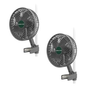 2 Mars Hydro Fans 6 Zoll Clip Ventilator oszillierend