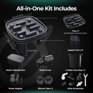 Automatisches Drainage-System mit Wasserpumpe
Mars Hydro Bewässerungs- und Drainage-System