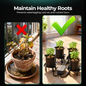 Mars Hydro Drainage-System mit Auffangwannen und Schläuchen
