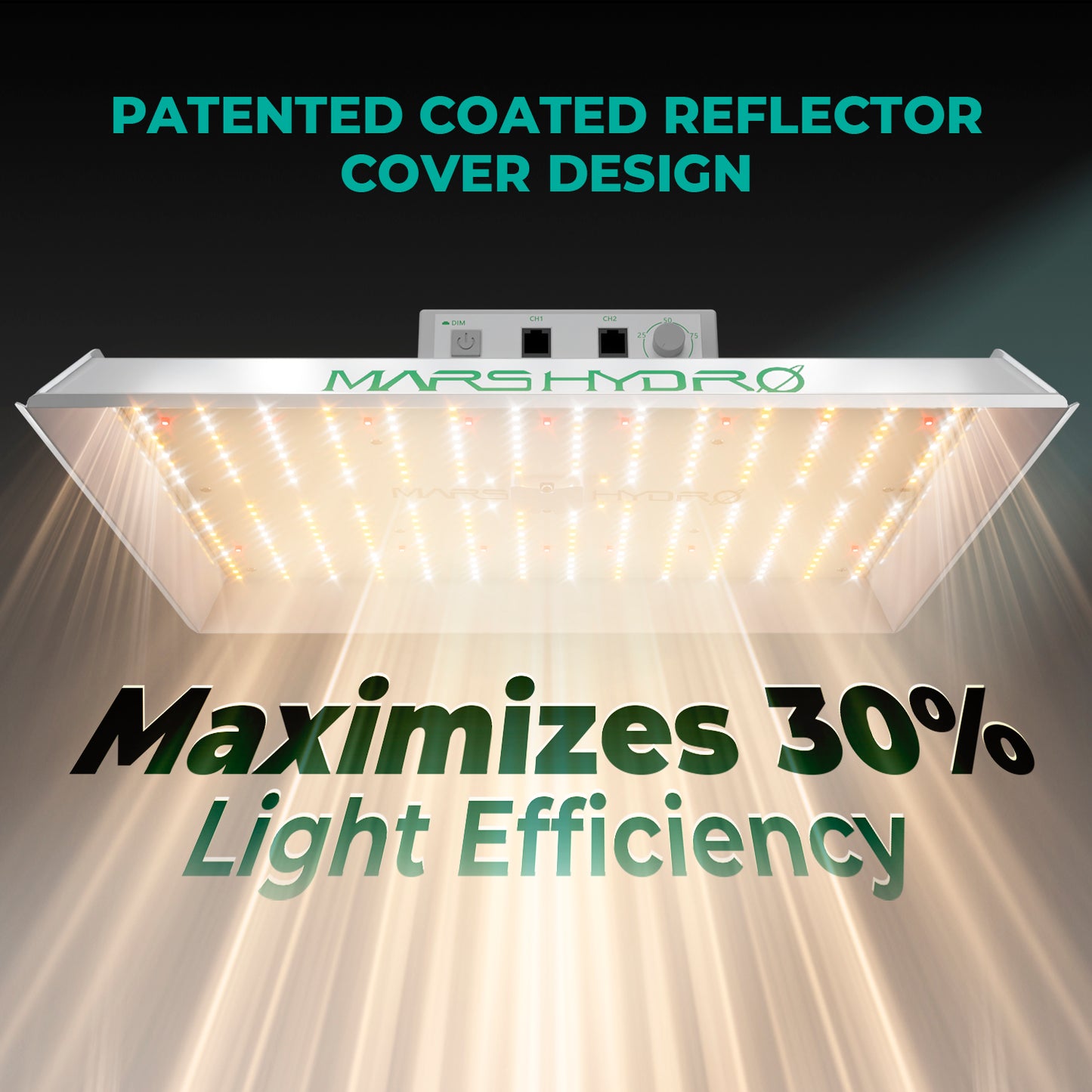 Mars Hydro TS 1000 LED Grow Light + 80x80x160cm Indoor Zelt Komplette Grow Zelt Kits Mit Temperatur Luftfeuchtigkeit Controller – Produktansicht 3