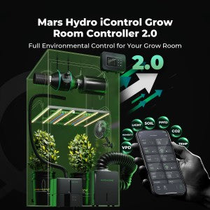 Mars Hydro iControl Smart Grow Room Controller: WiFi-App-Steuerung für Licht, Temperatur, Luftfeuchtigkeit und VPD